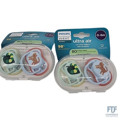 Philips Avent ultra air Schnuller   kiefergerecht geformtes Design, für Babys, 0