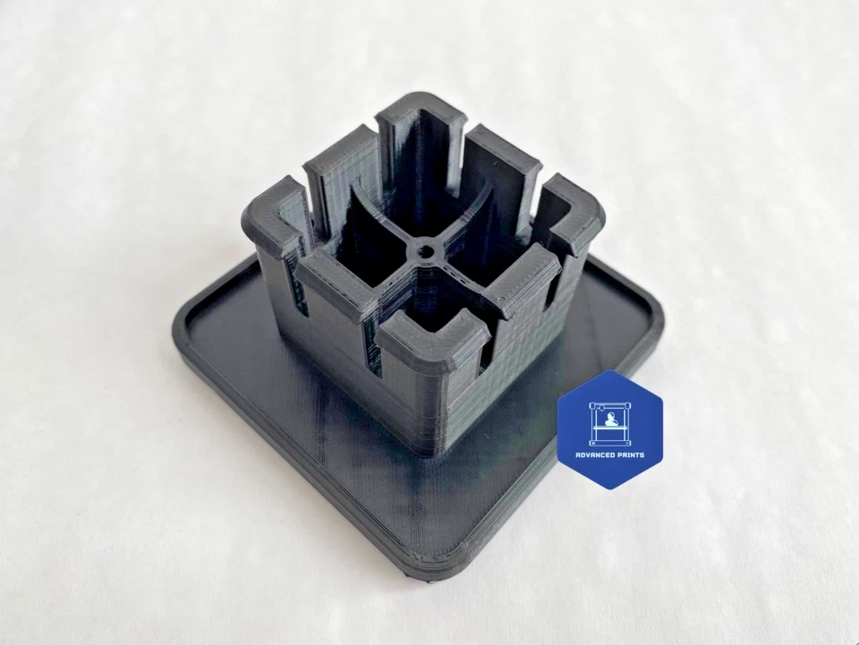 Cubierta/enchufe/tapa de enganche de remolque BMW para receptores de 2" y 1,25" azul/blanco Foto 3 de 3