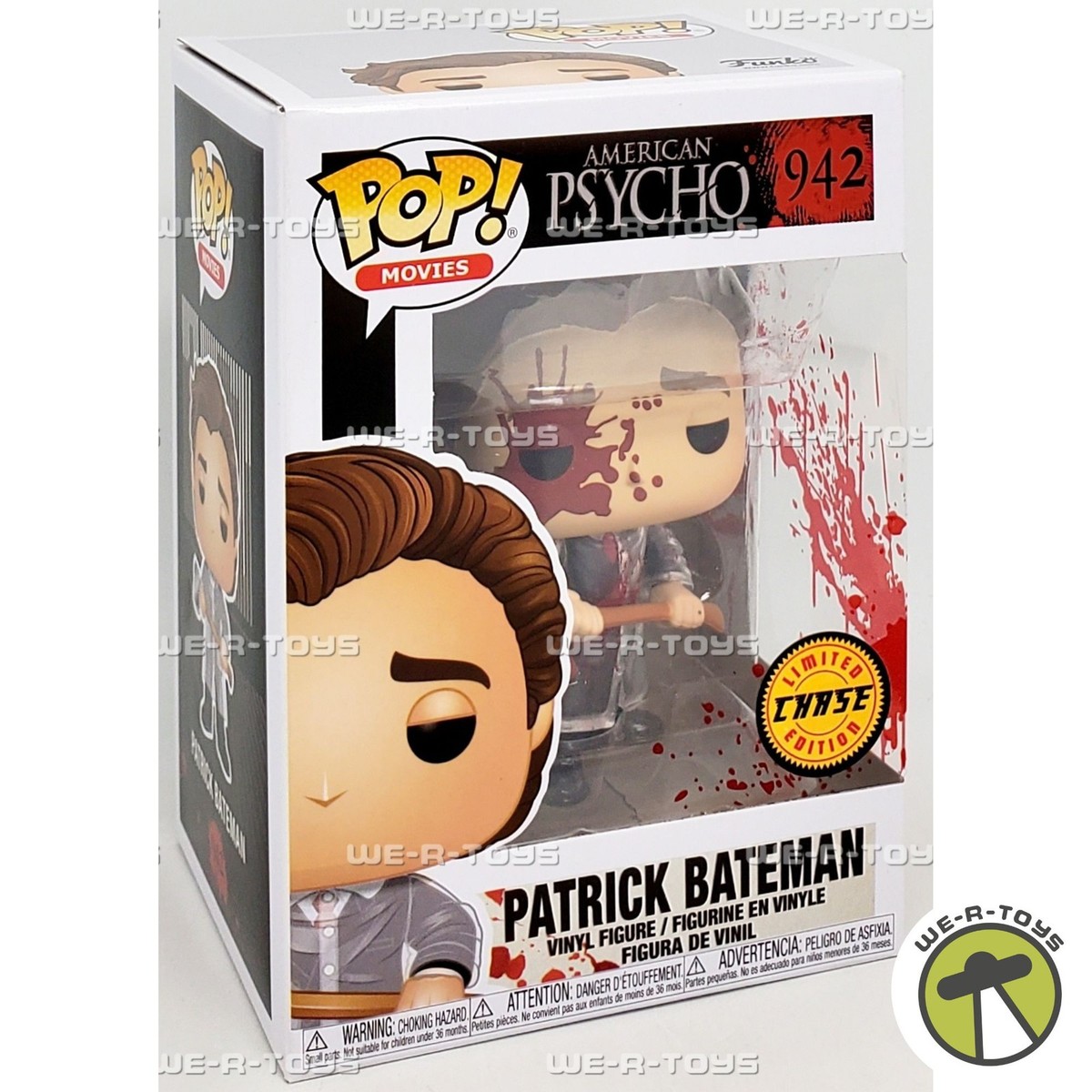 Funko POP Movies American Psycho Patrick Bateman 942 Vinyl Chase