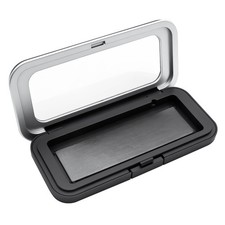 Magnetic Needle Holder Case with Clear Lid, Portable Black