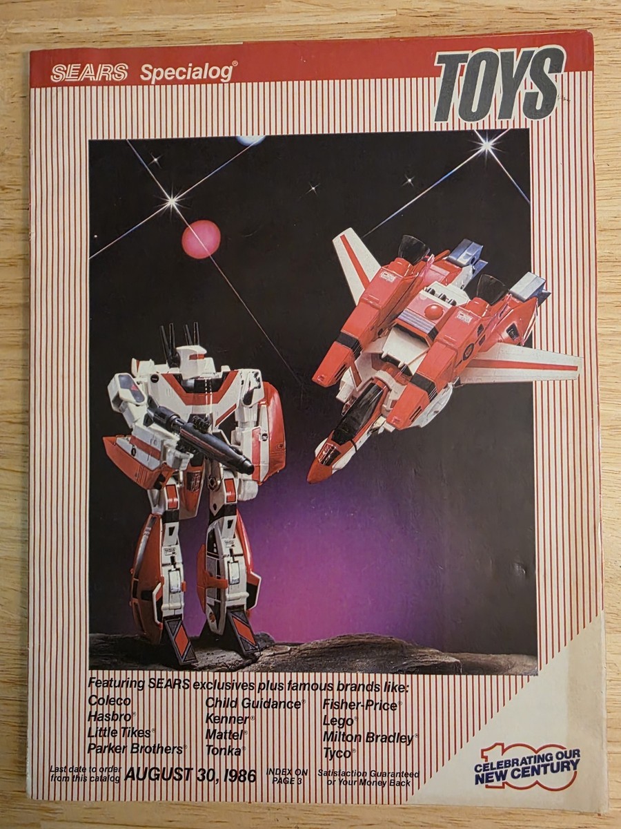 THE COLLECTORS　ALL MOD GEAR 1986-2006 Sears 1986 Vintage Toy Catalog – Transformers, Star Wars, G.I. Joe