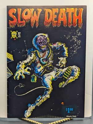 Slow Death #2 Last Gasp Comic Book 1970 Bronze Age 5th Print High Grade 