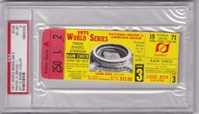 (2) 1970-71 World Series Ticket Stubs Orioles Pirates Reds PSA Authentic