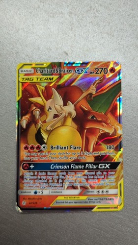 Charizard & Braixen GX 22/236 Holo