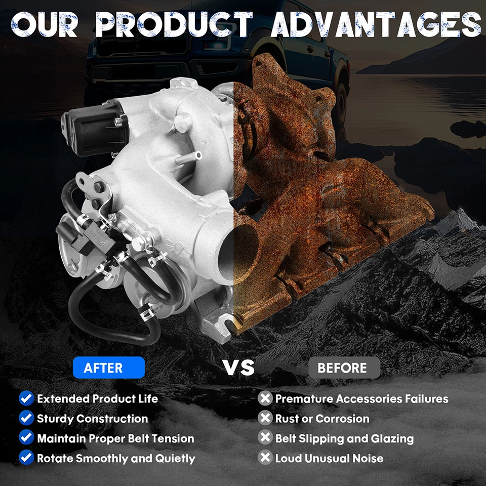 Turbocharger Turbo Kit for Audi A3 Volkswagen Jetta/GTI Passat Eos 2.0L 06-2008 Foto 4 de 4