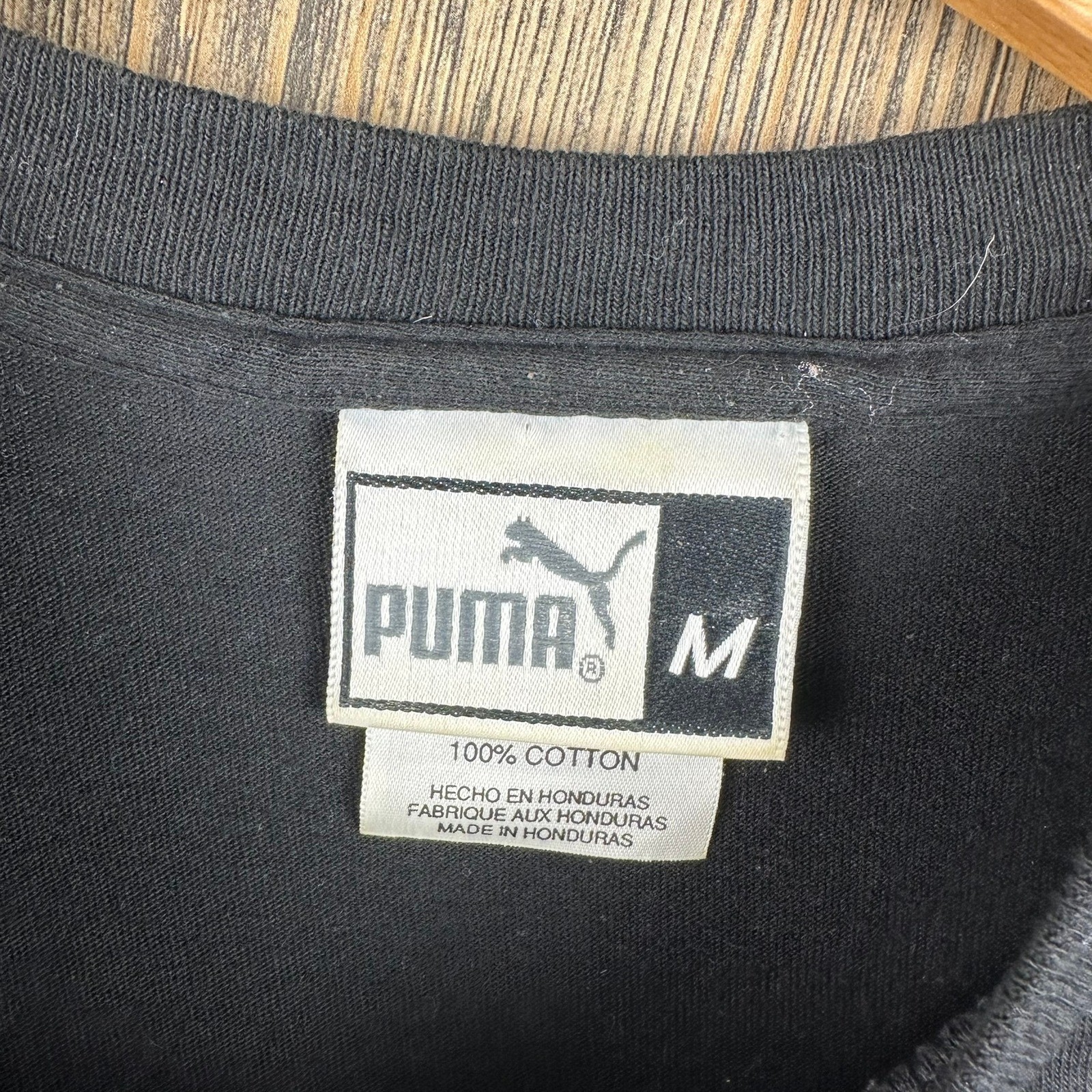 MLB Pittsburgh Pirates Vintage 2000 Puma Baseball T-Shirt Mens Medium Black thumbnail 5