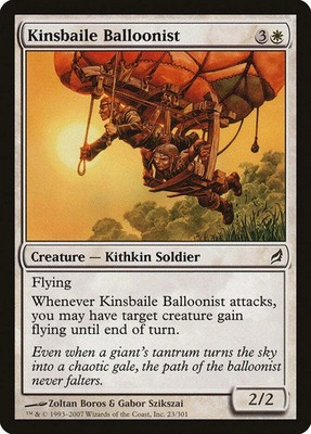 KINSBAILE BALLOONIST X 4 E/X+ LORWYN MAGIC THE GATHERING