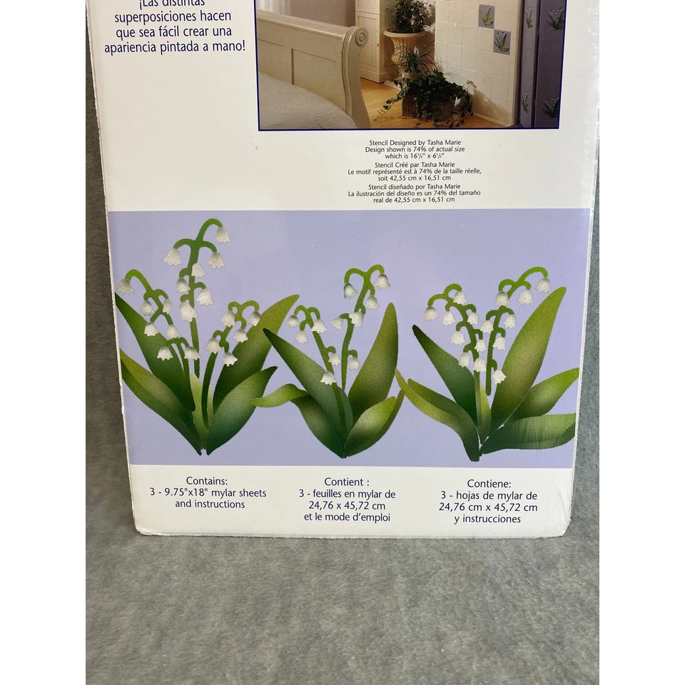 格子模板装饰多层边界山谷百合墙模板套件新品 — 第 3/4 张图片