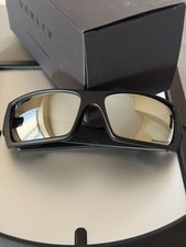 OAKLEY Gascan Rectangular Sunglasses Black/Mirrored Lens OO9014 NEW