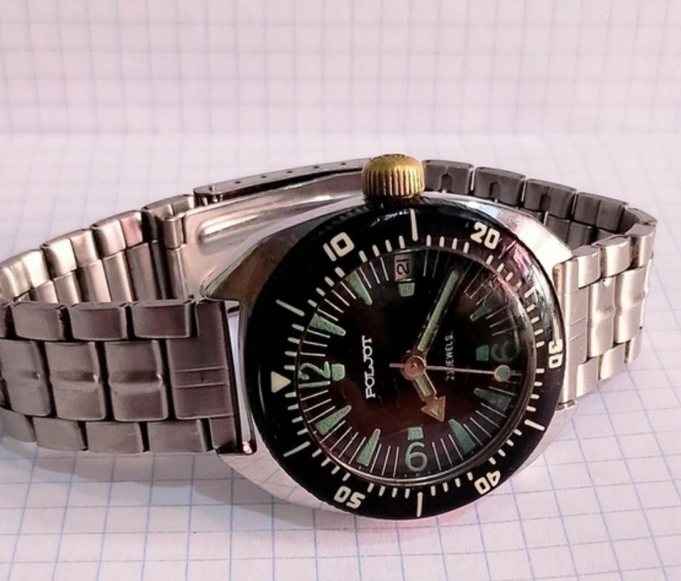 Reloj URSS POLJOT ANFIBIO 1MChZ automático Foto 3 de 4