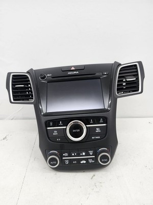  2017 Acura RDX OEM Radio Receiver Monitor Display With HVAC Control Assembly