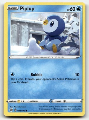 Piplup Brilliant Stars 35/172