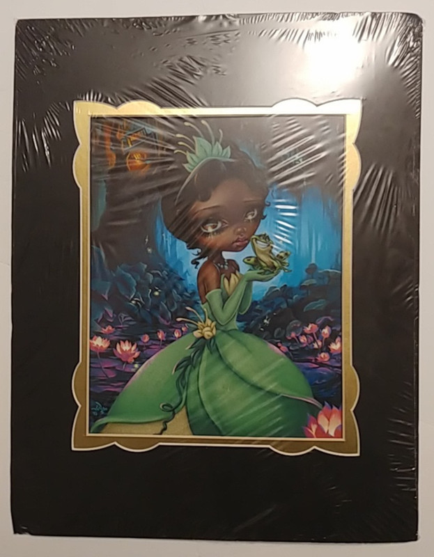 Princess Tiana (14x18 Matted Deluxe Print, Jasmine Becket-Griffith)