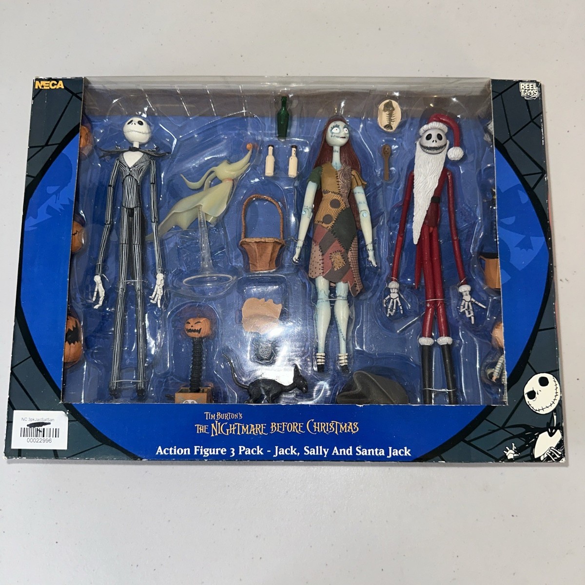 NECA THE NIGHTMARE BEFORE CHRISTMAS 3-PACK ACTION FIGURES- JACK