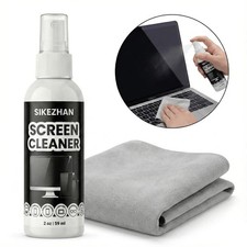Screen Cleaner Spray Kit with Microfiber Cloth for Laptop Phone TV iPad Monitors