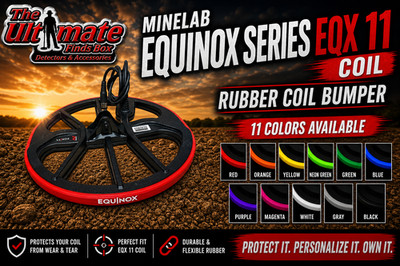 MINELAB EQUINOX 900 RUBBER BUMPER COVER FOR THE EQX11 COIL