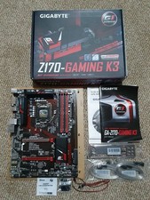 Gigabyte Z170 Gaming K3 Motherboard ~ LGA 1151, DDR4 ~ ⭐ BRAND NEW Accessories ⭐