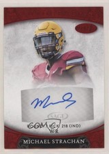 2021 Sage Aspire Red Mike Strachan Michael Strachan #ASP-118 Auto 0h7e