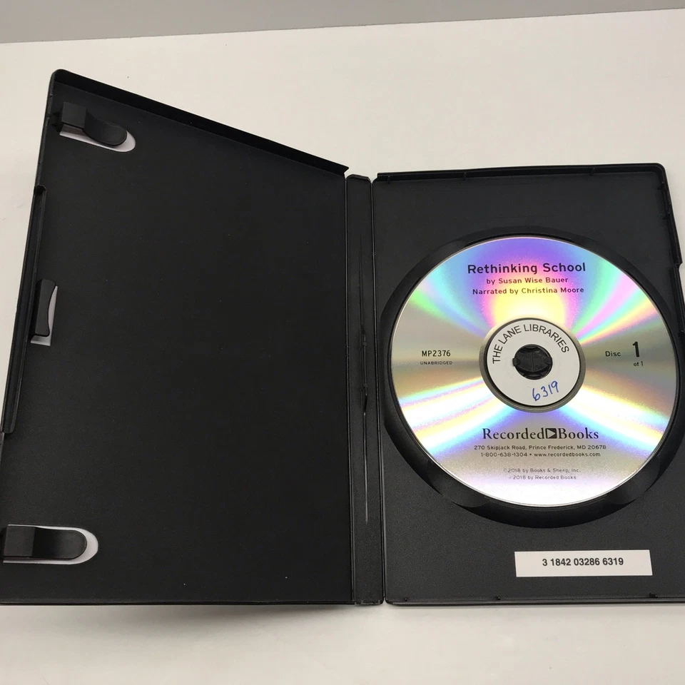 Rethinking School~Susan Wise Bauer~Recorded Books~2018 MP3 Audio CD - Image 4 of 4