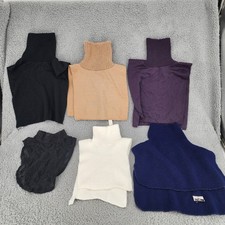 Vintage Turtleneck Dickies Lot of 6 Black, White, Tan, Purple Navy Blue
