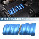 <!--F#f_0-->Blue Aluminum Engine Intake/Plenum Cover Trim Cover For Corvette C6 2005-2013<!--F/-->