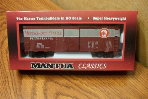 MANTUA CLASSICS/MRC 41' CAJA DE ACERO COCHE PRR SERVICIO DE MERCANCÍA #65420 ESCALA HO | Zustand: New