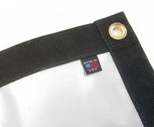 Tarp, Heavy Duty, White 4' X 4' Feet Waterproof, Windbreak - Great for Privacy