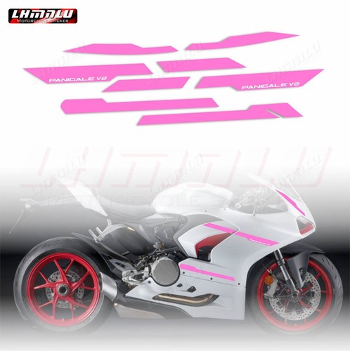 For DUCATI V2 PANIGALE Sticker Motorcycle Fairing Decal Bodywork Vinyl Logo #536 - Foto 31 di 32