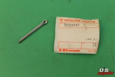 Kawasaki NOS NEW 550D4040 Cotter Pin 4x40 ZR ZX ZR1000 ZX1200