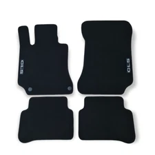 Car Floor Mats Velour For Mercedes CLS C218 Waterproof Black Carpet Auto Liners