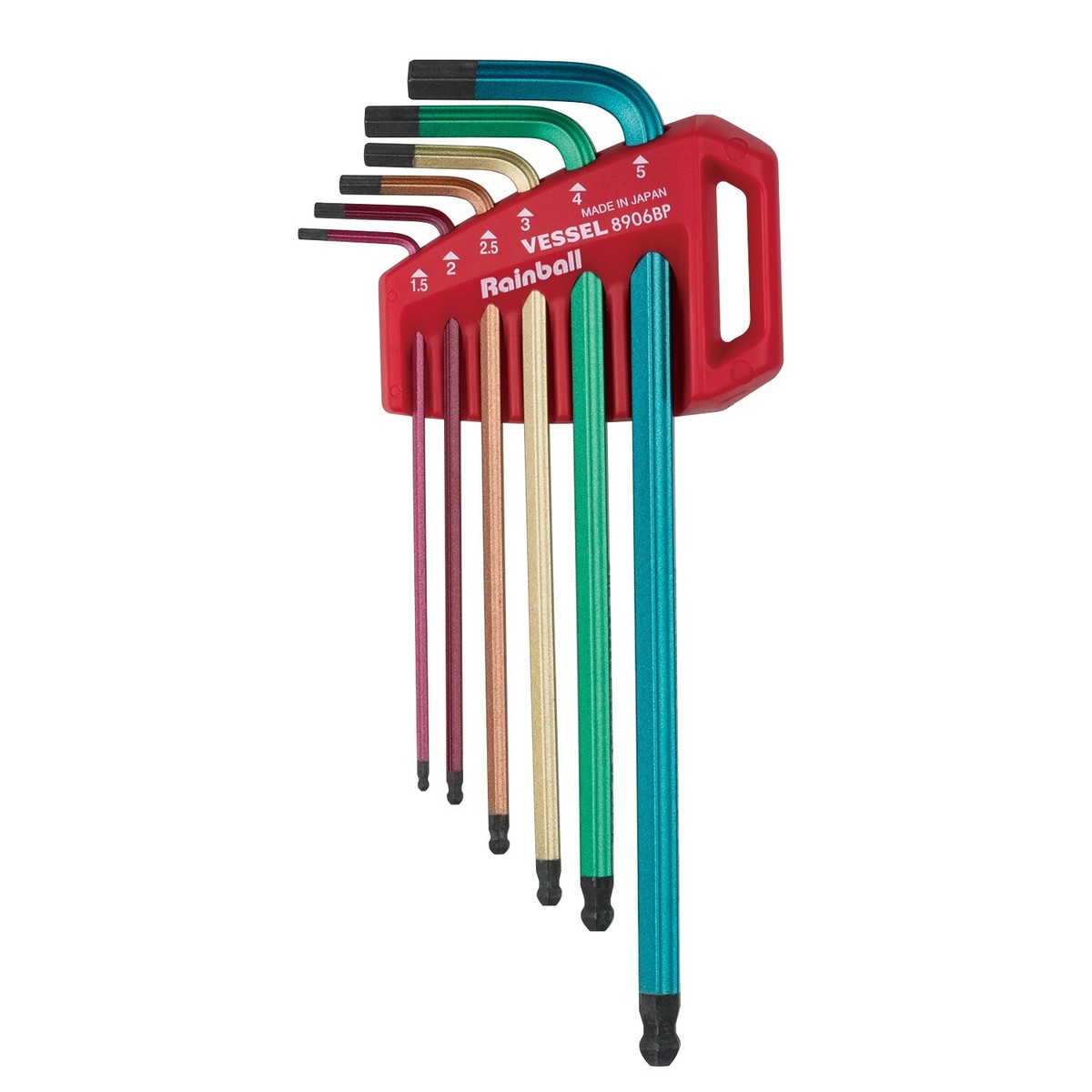VESSEL BALL POINT HEX WRENCH SET 