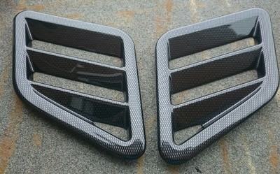 FOCUS RS MK3 LATEST STYLE BONNET VENTS PAPER FITTING TEMPLATES//CUTTING GUIDES