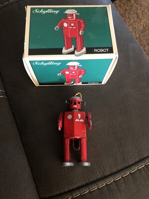 Schylling Tin Robot Ornament 1997