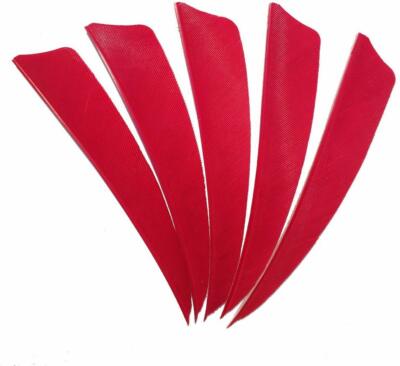 50pcs Naturfedern Pfeilfedern 4 Zoll Pfeil Federn Bogenschießen Befiederung DIY