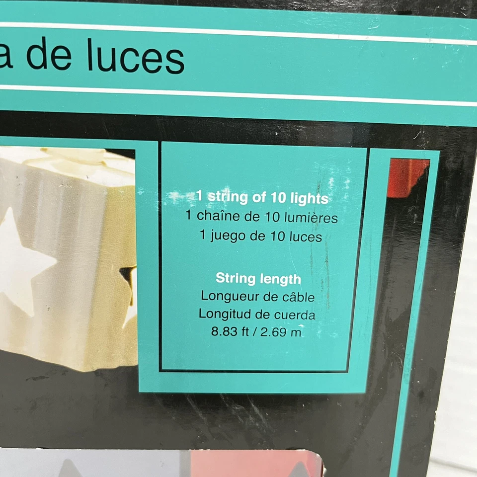 4 июля патриотические красно-бело-голубые деревенские металлические гирлянды для вечеринок - Изображение 2 из 4