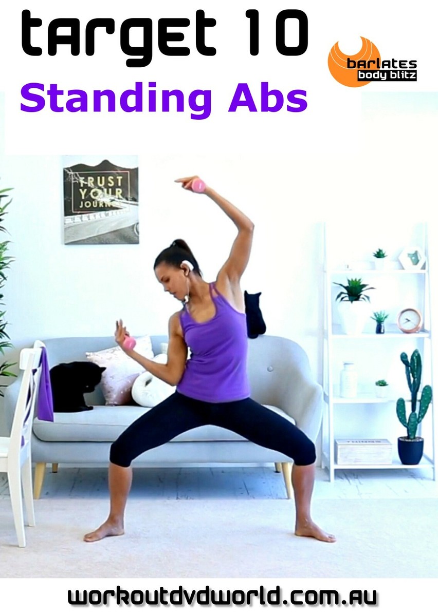 Standing Abs WORKOUT DVD Barlates Body Blitz TARGET 10 Standing