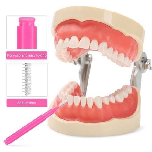 100Pcs Interdental Toothpick Cleaning Braces Brushes Oral Cleaning Tools