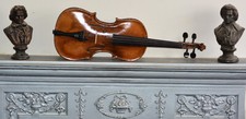 Vintage Violin French 4/4 one piece back
