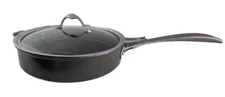 Calphalon 5 qt. Saute Pan Hard AnAluminum Nonstick Lid Matte Black 5005 Cookware