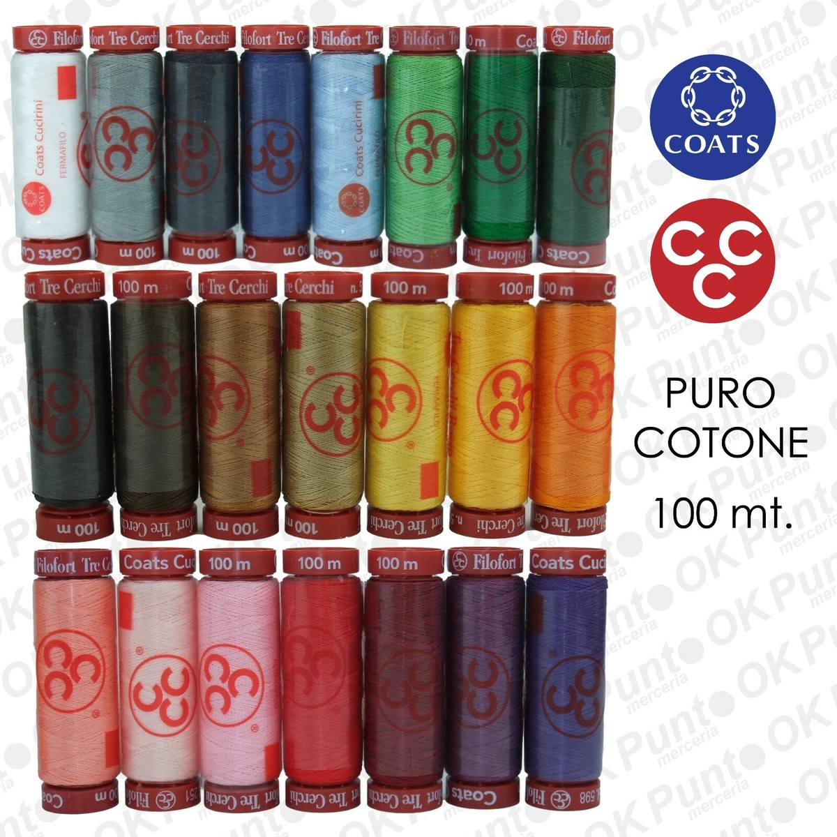 Filo Di Cotone Nero N. 50 - Rocchetto Da 100 Mt, Per Cucito E Ricamo