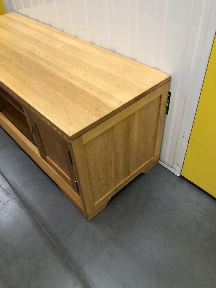 Oak Furniture Land Bevel Tv Unit Delivery Available 🚚 eBay