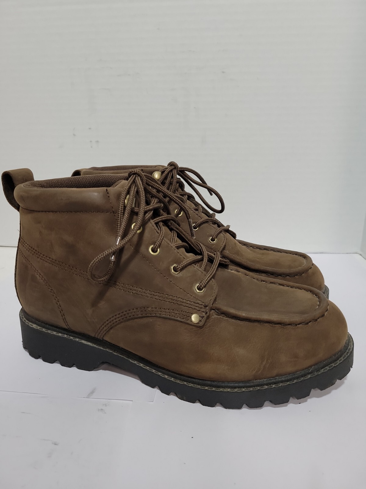 BROWNING BROWN LEATHER HIKING HUNTING WORK ANKLE MENS… Gem