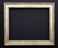 Bilderrahmen alt Prunk Silber Holz Stuck Jugendstil ArtDéco Rahmen Top-Zustand