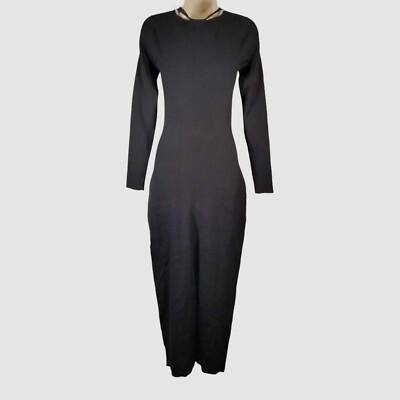 Staud Black Silhouette Maxi Dress