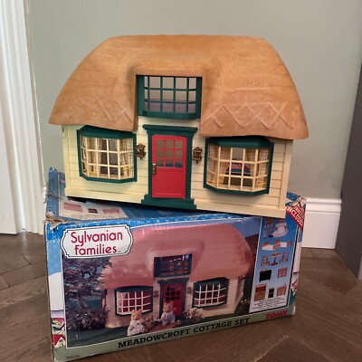 藁葺き屋根のお家 シルバニアUK MEAD OWCROFT COTTAGE レア 藁葺き屋根のお家 シルバニアUK MEAD OWCROFT COTTAGE レア