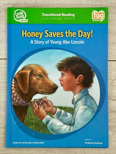 Honey Saves The Day Young Abe Lincoln Transitional Reading Tag Hardcover Book - Picture 3 of 4
