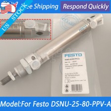 NEW Pneumatic Cylinder For Festo DSNU-25-80-PPV-A 19247 25MM Bore 80MM Stroke