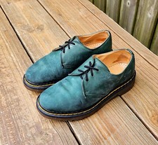 Vintage Pre-1994 Dr Martens MADE IN ENGLAND Oxford Shoes Green Size 6 RARE