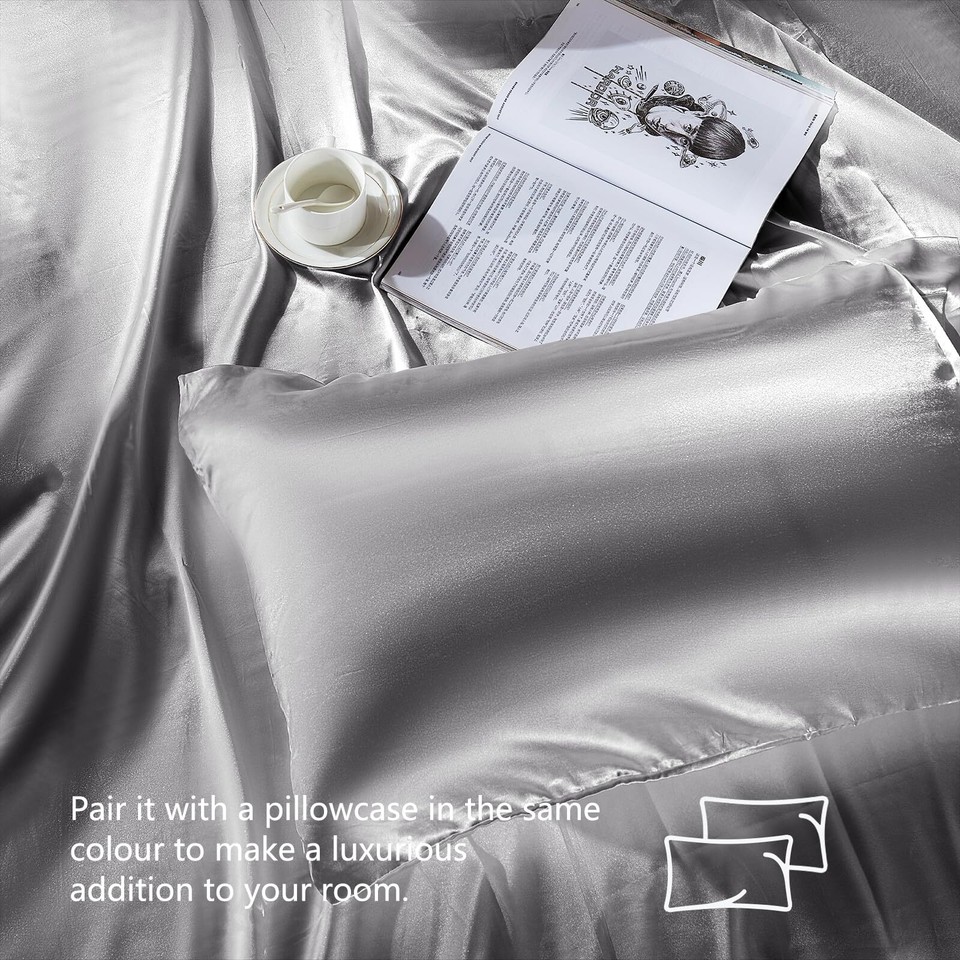 Cal King Size Silk Sheets Deep Pocket,Satin Sheets Cal King Size,Super