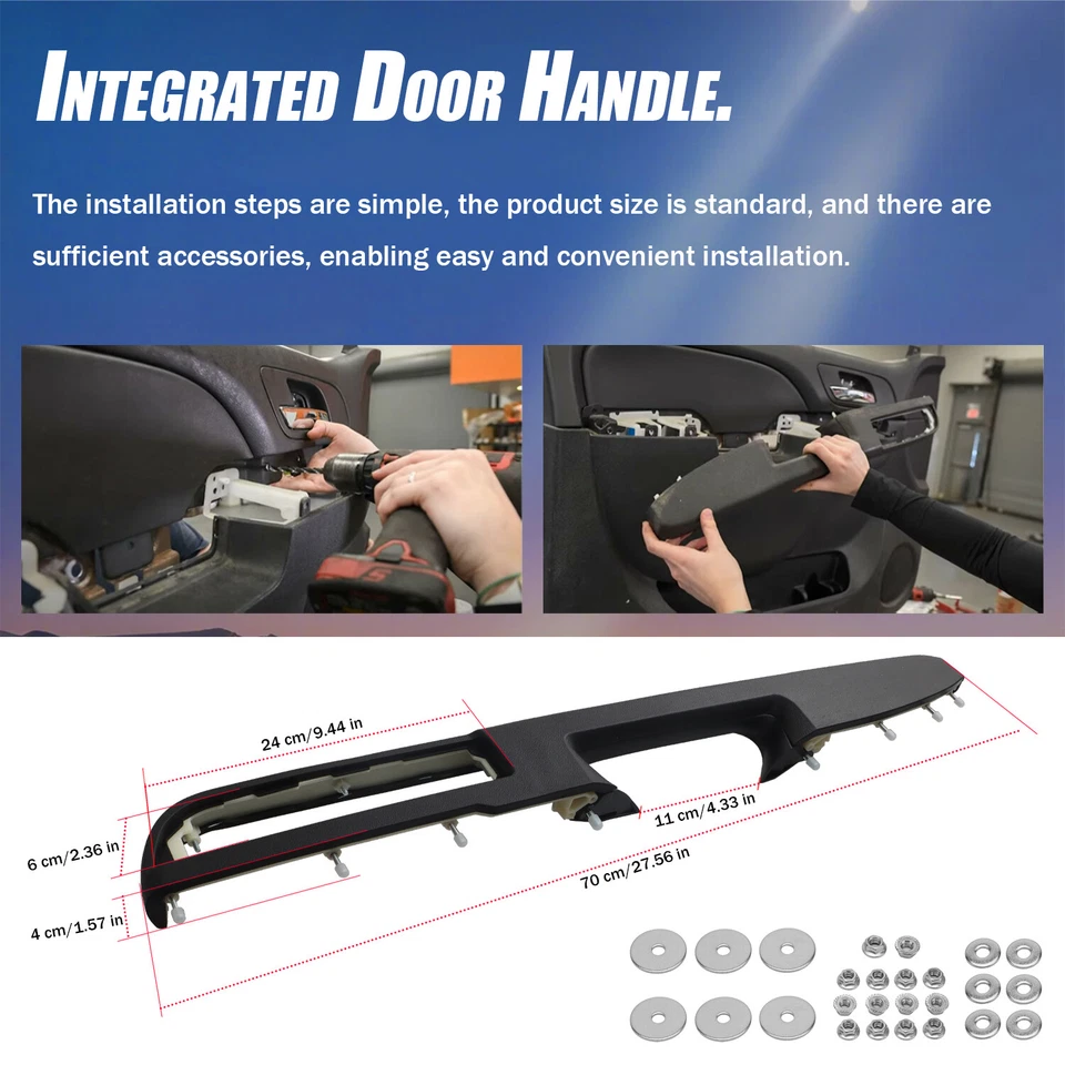 Black Front Driver Side Door Armrest Repair for Tahoe Silverado 2010-2014 80994 - Image 3 of 4